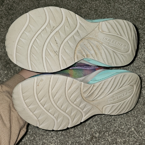 TT2🔹️Skechers Kids' Multicolor Sparkle Sneakers - Picture 8 of 8